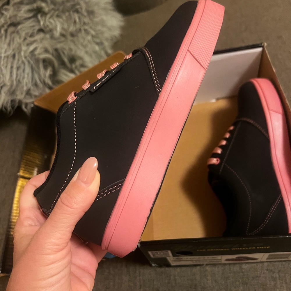 Heelys Kids Black and Pink Sneakers - Picture 4 of 7